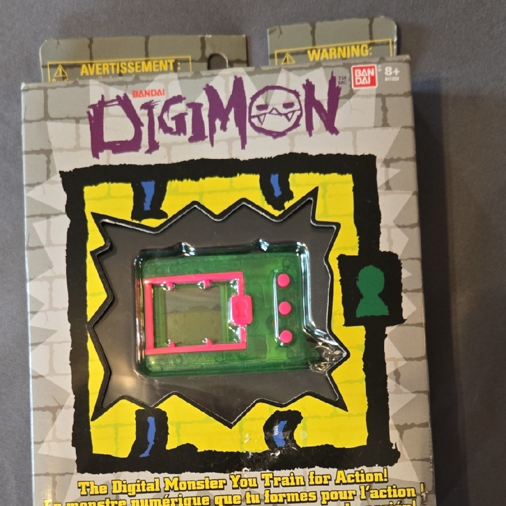 Bandai Digimon Digital Monster Green and Pink